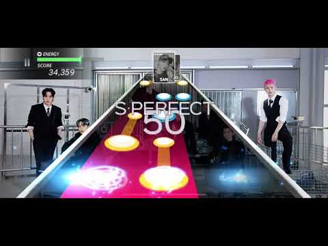 SuperStar ATEEZ: BOUNCY (K-HOT CHILLI PEPPERS) [Verse 2] First Attempt (Hard Mode)