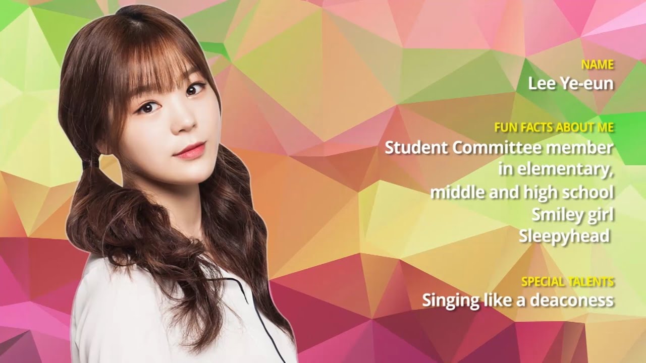 Pops in Seoul _ Real Girls Project(리얼걸프로젝트) _ Ye-eun(예은) _ Profile