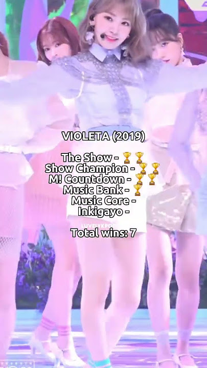 All 26 IZ*ONE Music Show Wins #kpop #izone #luvelykpop #아이즈원 #더쇼 #인기가요