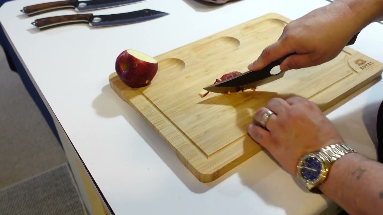 Beautiful Knife Set! Purple Dragon 6pc Chef Knife Set