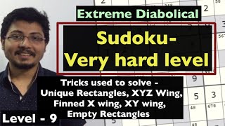 Sudoku very hard level. Very hard sudoku tricks and techniques. Very hard sudoku tips #puzzle