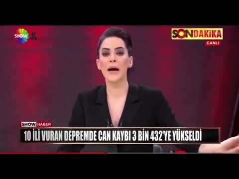 SHOW TV Ana Haber sunucusu Dilara Gönder'in deprem isyanı