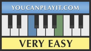 Pachelbel - Canon - Piano Tutorial - VERY EASY