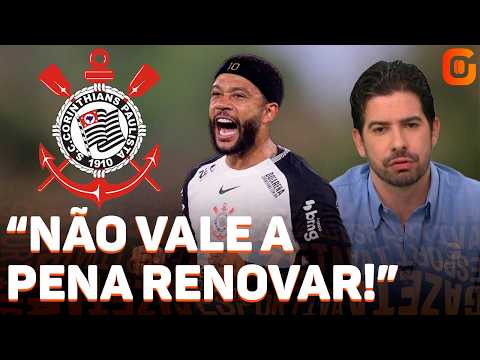 "NÃO FAZ O MENOR SENTIDO! O Corinthians NÃO PENSA em 3 anos de contrato com o Memphis", diz Salazar