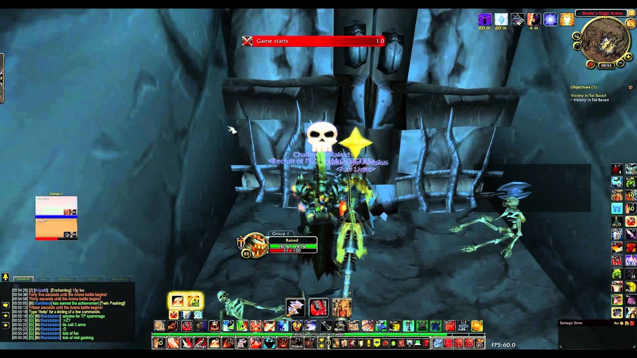 Raked Warrior / Disc Priest 2v2 Games YouTube