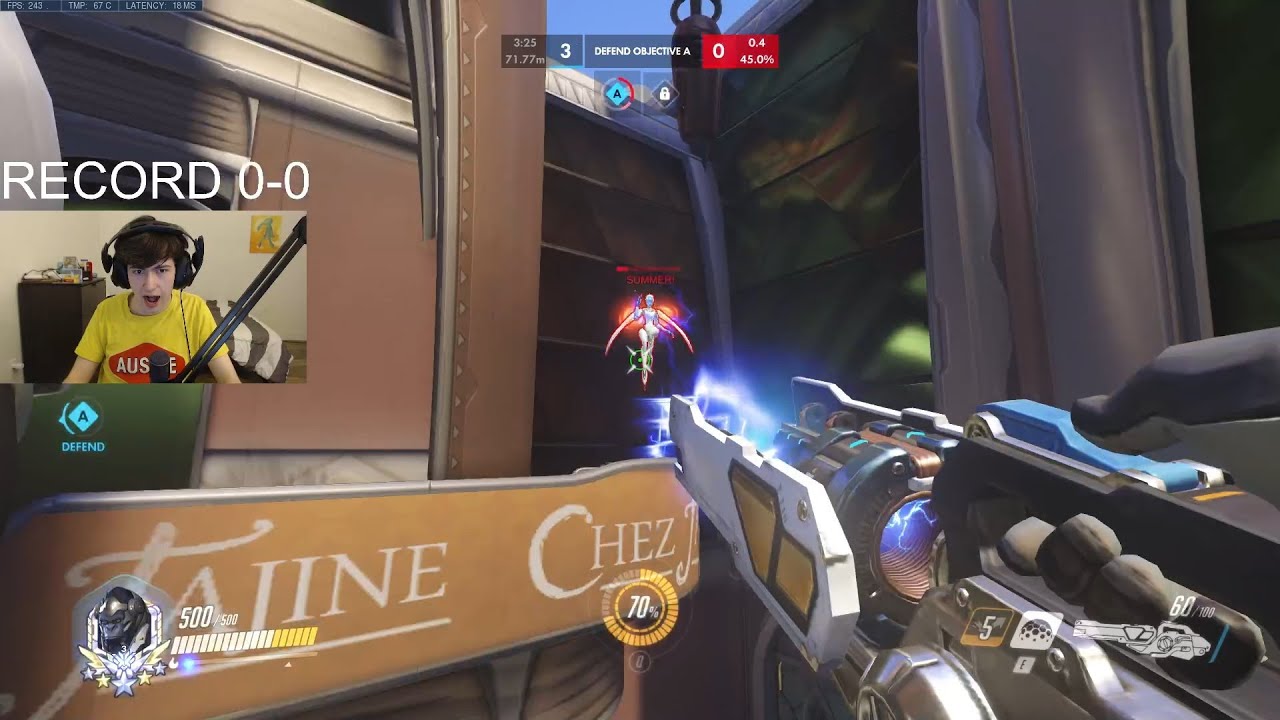 RANK 3! SUPER INSANE NANO WINSTON GAMEPLAY OVERWATCH SEASON 30 TOP 500