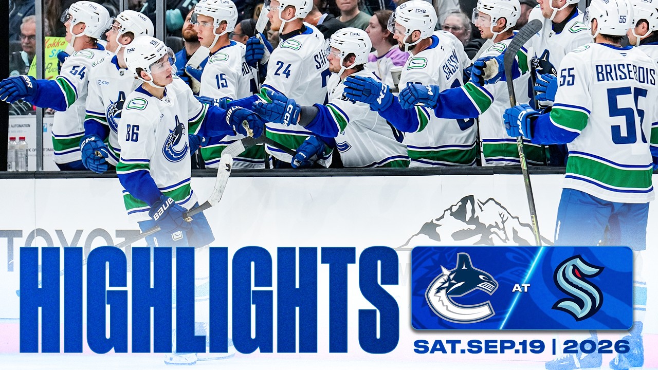 Game in 10 | Vancouver Canucks at Seattle Kraken Preseason Highlights (Sep 19 2026)