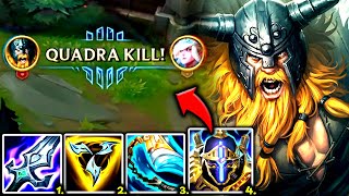 OLAF TOP BEATS 99% OF ALL TOPLANERS (AND NEVER FAILS TO 1V9👌) - S14 Olaf TOP Gameplay Guide
