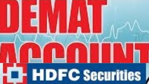 HDFC securities demat account || open a free demat account || how to open || hdfc securities