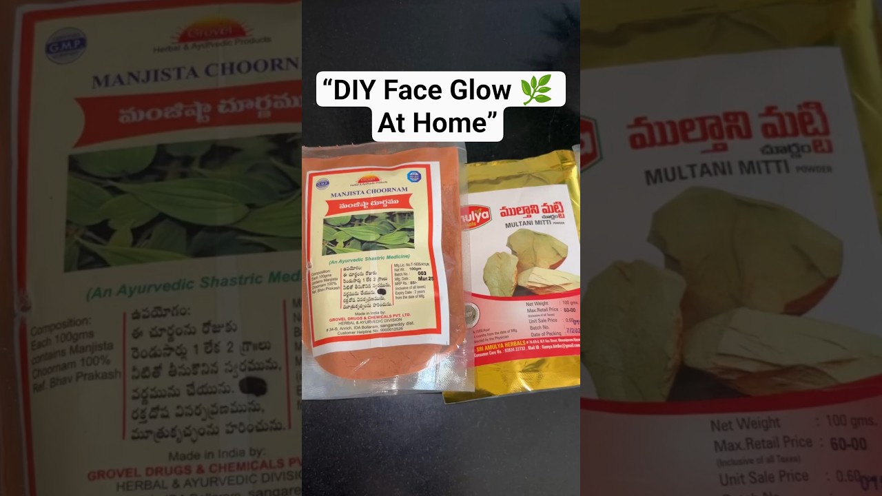 DIY Ayurvedic Mask ✨ Glowing Skin 