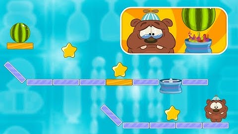 Hungry Little Bear Om Nom 🐻 Gameplay Walkthrough Part - All Levels/Chapters/Episodes (iOS, Android)