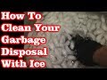 How To Clean Out A Garbage Disposal With Ice