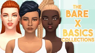 BEAUTIFUL CC Skintones & Makeup | The Bare x Basics Collections | The Sims 4 💋💄