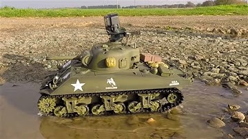 M4A3 Sherman RC Tank With Smoke & Sound 1:16th Scale