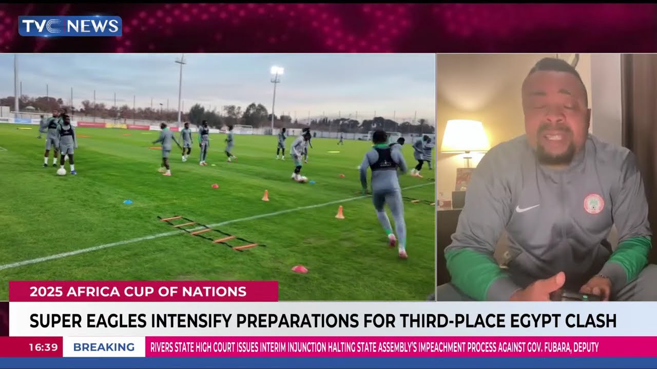 Super Eagles Intensify Preparations For Third-Place Egypt Clash
