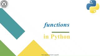 15 Functions in Python