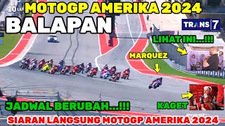 LIVE MALAM INI🔴BALAPAN MOTOGP AMERIKA 2024‼️BERITA MOTOGP HARI INI,MOTOGP HARI INI, MARC MARQUEZ P1