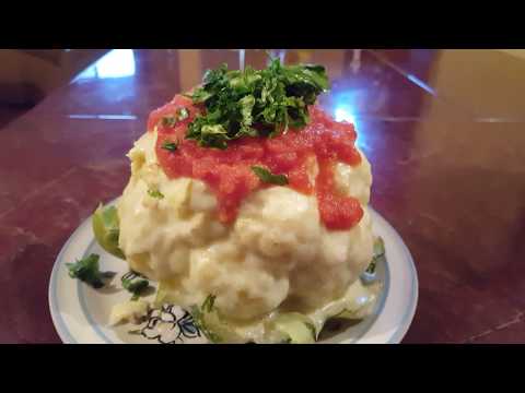 Vídeo: Coliflor Amb Patates Noves