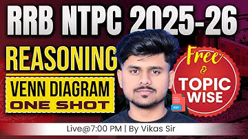 RRB NTPC New Vacancy 2025 | RRB NTPC Reasoning Classes 2025 | RRB NTPC Classes 2025 | VIKAS SIR