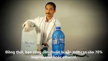MTTS OPTIMA HAND SANITIZER: Cách pha chế và sử dụng
