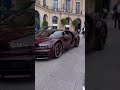 Red Carbon Bugatti Chiron at the Ritz Paris #shorts #viral #video