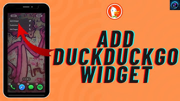 How to Add DuckDuckGo Widget 2024 | Quick Access to Privacy Tools