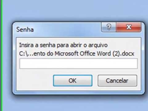 Vídeo: Como Proteger Um Documento Com Uma Senha