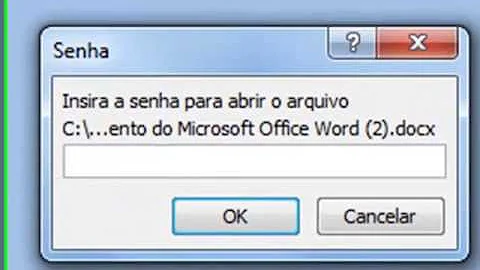 Como quebrar senha de documento do Word?