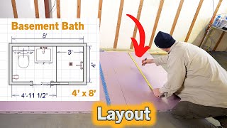 Basement Bathroom Location and Layouts