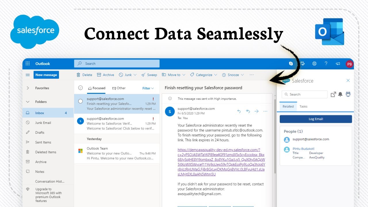 How to connect Salesforce to Outlook (Email Integration)