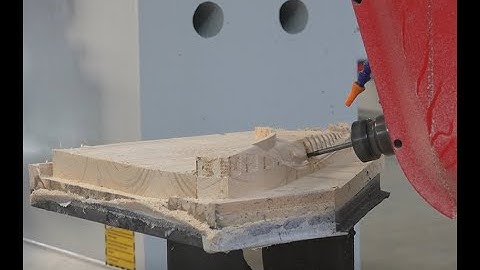 Aircraft parts wood pattern machining 5 axis cnc router #woodpattern #5axismachining #aircraft