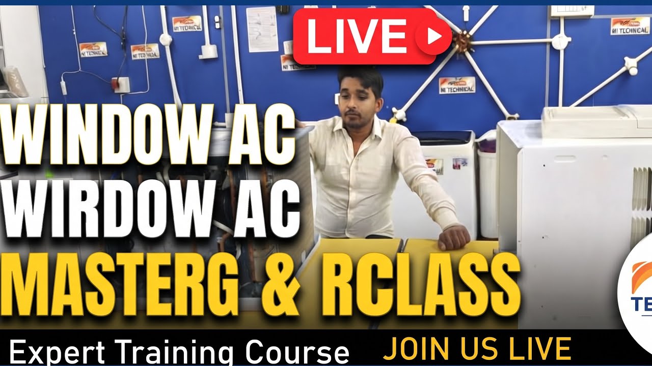 US Technical window AC wiring and practical - YouTube