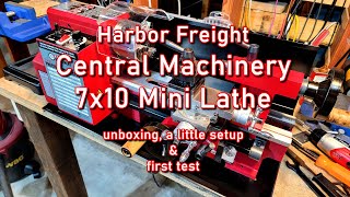 Harbor Freight 7x10 Mini Lathe 93212