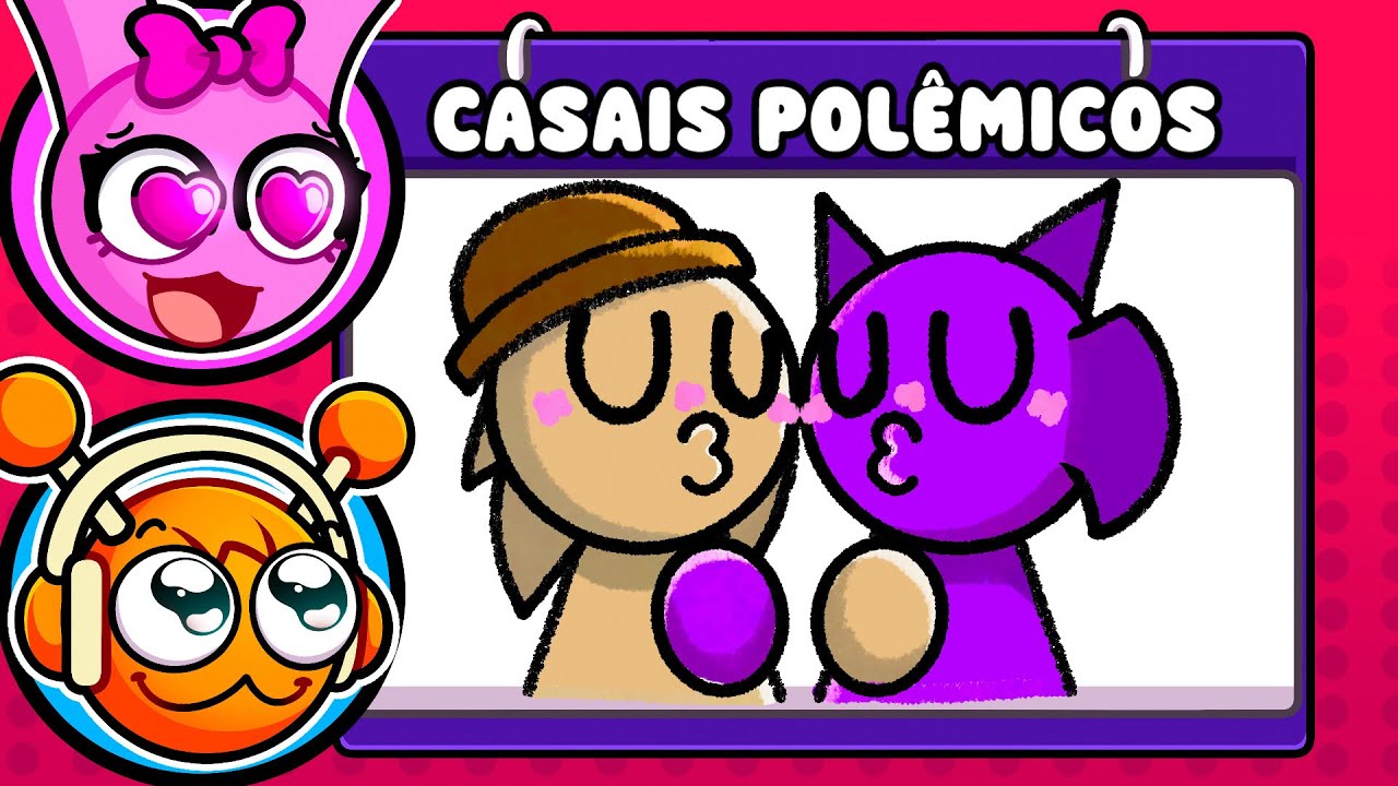 Desenhamos CASAIS POLÊMICOS dos Sprunki no Gartic Phone