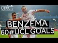 Watch all of KARIM BENZEMA's 60 #UCL goals