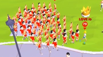 Love.io (Crowd City) Fun io games All Levels Gameplay Android,ios #25