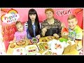 🍤  Суши Радуга Вкуса Уфа БАБУШКА В ГОСТЯХ 🍣 Славный Обзор.Вкусные Sushiya eating rolls and sushi