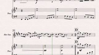 Sadness And Sorrow - Saxophone Alto Solo and Piano (Sheet Music)