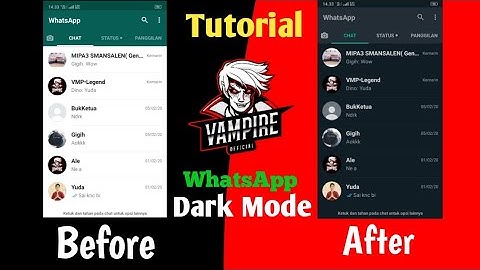 Tutorial WhatsApp Dark Mode Resmi! | Terbaru 2020