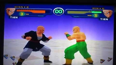 Dragon Ball Z Budokai(Gamecube)-Tien Mirror Match