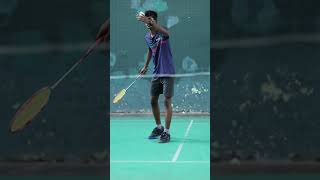coach Rock player shock 😲 #badminton #shorts #youtubeshorts