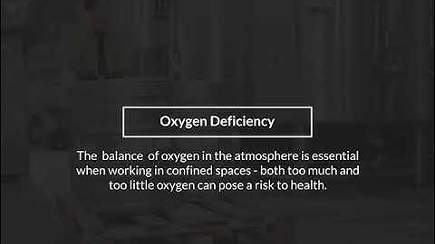 Causes of oxygen deficient air