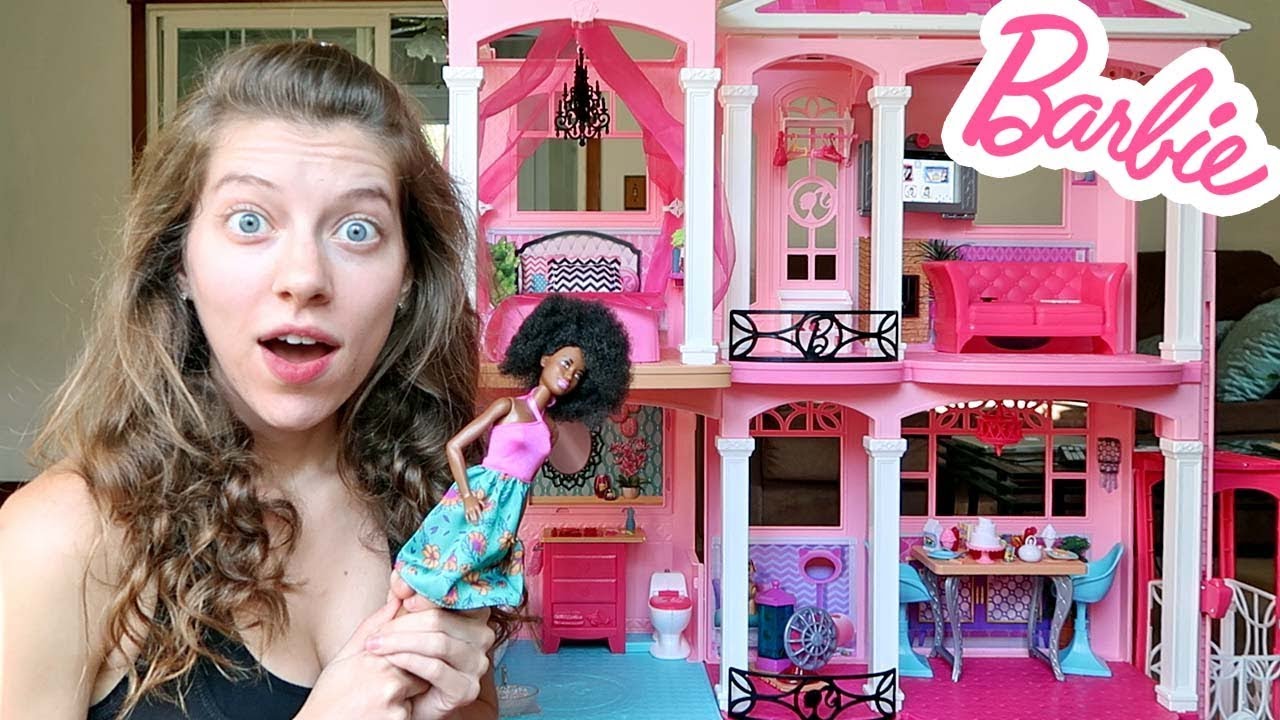 Barbie Dreamhouse 2017 - 6 Barbie Dollhouse Unboxing Review Baribe