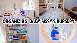 ORGANIZE BABY SISSY&#39;S NURSERY WITH ME