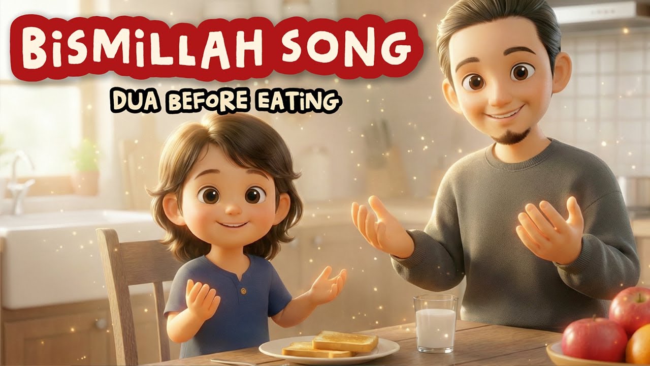 The Bismillah Nursery Song for Kids | Dua Before Eating