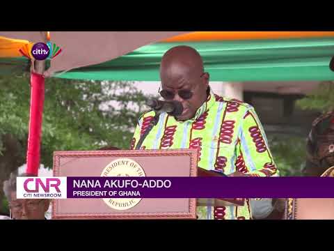 Akufo-Addo cuts the sod for commencement of Boankra Inland Port project | Citi Newsroom