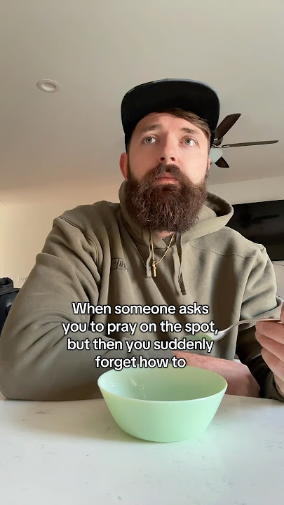 When someone asks you to pray on the spot, but you suddenly forget how to 💀