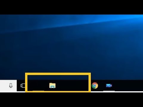 blank space on taskbar