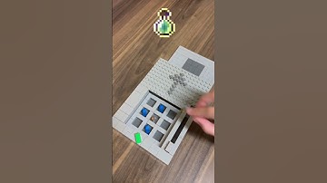 Crafting Minecraft Bottle o’ Enchanting BUT Lego???