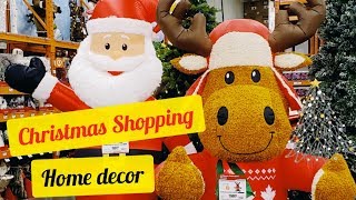 Christmas Shopping! | Home Decor | LOWES Home Improvement | HOMESENSE | HOME DEPOT Tour! | Canada